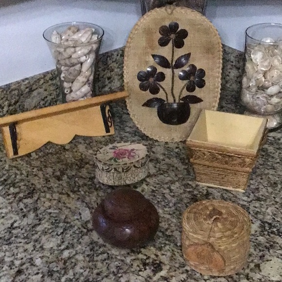 Other - 6 piece VTG Collection of Wicker and Rattan